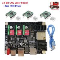 Bộ điều khiển Shield GRBL 32 bit ESP32 WiFi MKS DLC32 Bảng điều khiển ngoại tuyến TS24 Màn hình cảm ứng cho máy đánh dấu laser màu DLC32-4988