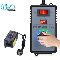 Bộ Điều Khiển Tốc Độ 230 V, Bộ Chuyển Đổi Tần Số 230 V, Bộ Điều Chỉnh Điện Áp Động Cơ AC 220 V 10 A Công Suất Cao Nhất 4000 W, Phích Cắm EU