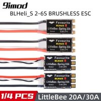 Bộ Điều Khiển Tốc Độ Không Chổi Than 9IMOD Favt LittleBee 20A / 30A ESC BLHeli_S OPTO 2-6S