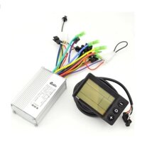 Bộ Điều Khiển Tốc Độ Không Chổi Than 24v 36v 48v 350w Màn Hình LCD Cho Xe Đạp Thể Thao Thành Xe Điện