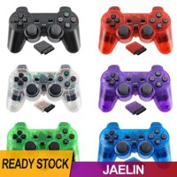 Bộ điều khiển trò chơi không dây Tay cầm chơi Game rung kép für PlayStation2 PS2 TV Box [Jaelin.vn]