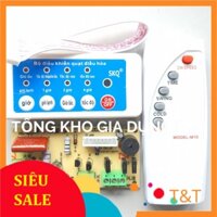 Bộ điều khiển từ xa cho quạt hơi nước quạt điều hòa LOẠI TỐT TIẾNG VIỆT mạch quạt hơi nước