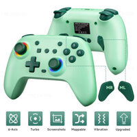 Bộ điều khiển tương thích Bluetooth không dây RGB cho Nintendo Switch / OLED / Lite / PC Joystick Gamepad cho Steam / IOS / Android / TV Box