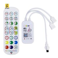 Bộ Điều Khiển WiFi RGB Cho Dây Đèn LED 3528 2835 5050 RGB Kèm Điều Khiển Từ Xa 24 Nút