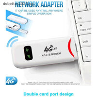 Bộ định tuyến không dây 4G LTE USB Dongle 150Mbps Modem băng thông rộng di động Thẻ Sim Bộ chuyển đổi WiFi không dây Bộ định tuyến 4G Văn phòng tại nhà