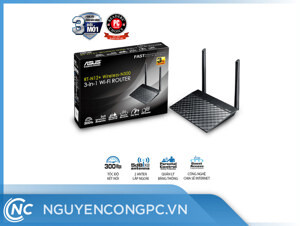Bộ định tuyến không dây Asus N300 RT-N12+