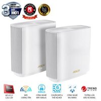 Bộ định tuyến MESH Asus ZenWiFi Router XT8 (W-2-PK), Chuẩn AX6600 ( 1 bộ 2 chiếc )