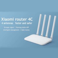 Bộ định tuyến WiFi Xiaomi Mi 4C gốc Smart APP Control 300Mbps Bộ lặp lại bộ định tuyến không dây 2.4GHz với 4 ăng-ten, hỗ trợ Web & Android & iOS