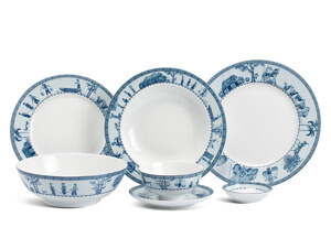 Bộ đồ ăn 10 người 36 sản phẩm – Jasmine – Thôn Dã