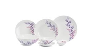 Bộ đồ ăn 6 người 24 sản phẩm – Daisy – Cỏ Tím