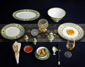 Bộ đồ ăn 6 người Á 40 sản phẩm – Hoàng Cung – Hoàng Liên