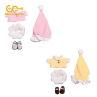 Bộ đồ ăn ban đêm búp bê Sharprepublic cho búp bê 15cm - Bộ đồ ngủ kèm phụ kiện bổ sung