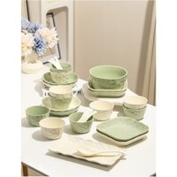 Bộ Đồ Ăn, Bộ Bát Đĩa Đũa, Bộ Chén Bát Nhiều Món Quà Sang Trọng - Bảo Hành Vận Chuyển - Bếp Lành Decor