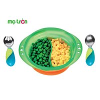 Bộ đồ ăn chống đổ Munchkin 27105 chia làm hai ngăn tiện lợi