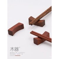 Bộ đồ ăn gia đình phong cách Trung Quốc, giá đỡ đũa bằng gỗ nguyên khối, gối đũa, bàn ăn bếp, giá đỡ đũa gỗ, giá đỡ thìa, đồ trang trí nhỏ