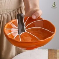 Bộ đồ ăn hình quả Bí Ngô 3 món - Hàng nhập khẩu