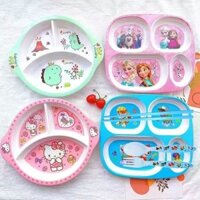 Bộ Đồ Ăn Melamine Hoạt Hình Thìa Và Nĩa Thực Phẩm Bổ Sung Đĩa Ăn Cho Trẻ Em Không Vị Đũa Đĩa Ăn Cho Trẻ Sơ Sinh Bát Cơm