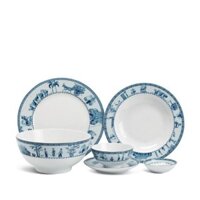 Bộ đồ ăn Minh Long 6 người 24 sản phẩm Jasmine Thôn dã (24179)