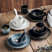 Bộ đồ ăn phong cách Nhật, bát đĩa decor nhà hàng