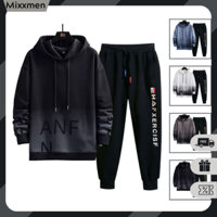 Bộ Đồ Áo Nỉ Nam Thu Đông Dài Tay Hoodie Loang Màu Quần Jogger Bo Gấu Thời Trang Mixxmen TOP 283 + QUAN 069