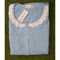 Bộ đồ bầu mặc trước và sau sinh hình SAO, phong cách Hàn Quốc mặc nhà và sau sinh BD912 - BD912 Xanh Dương