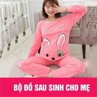 Bộ Đồ Bầu Sau Sinh dài tay chất Cotton hàng loại 1