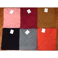 Bộ Đồ bầu thun cotton dài vạt chéo mặc bầu và sau sinh - Ngẫu Nhiên