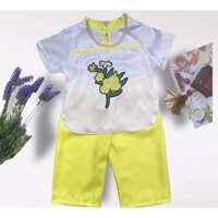 Bộ đồ bé gái sẩm vàng 8-28kg Angel Baby Thời Trang Thiết Kế