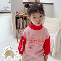 Bộ đồ bé trai/ bé gái Cotton xuất Nhật dài tay _ Yakult