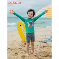 Bộ Đồ Bơi 2 Mảnh Áo Thun Tay Dài Phối Quần Short Kappa Thời Trang Cho Bé Trai