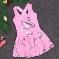 Bộ Đồ Bơi Cho Bé Gái Liên Thân Bigsize Đại Váy Bơi Đi Biển Cho Bé Gái 3-14 Tuổi Công Chúa Dễ Thương Đi Bơi Mùa Hệ