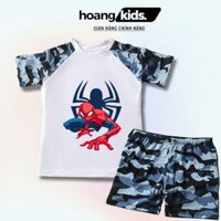 Bộ đồ bơi cho Bé Trai siêu nhân nhện co giãn vận động thoái mái,quần áo bơi rời từ 15kg đến 35kg Hoangkids