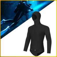 Bộ đồ bơi dài tay có mũ trùm đầu dành cho nam Wetsuit dành cho ca nô dưới nước
