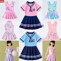 Bộ Đồ Bơi Dạng Váy Chống Nắng Dễ Thương Xinh Xắn Dành Cho Bé Gái