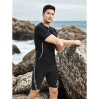 Bộ đồ bơi nam Bộ đồ hai mảnh chống nắng nam Bộ đồ lặn lướt sóng ngắn tay Bộ đồ lặn biển cỡ lớn