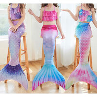 Bộ Đồ Bơi Nàng Tiên Cá Kiểu Đuôi Cá Dễ Thương Cho Bé Gái