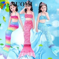 Bộ đồ bơi nàng tiên cá NUOMI, Đồ bơi Quần áo đi biển Bộ đồ bơi đuôi cá, Đầm bơi liền mạch Váy công chúa Thiết kế thời trang Trang phục đi biển mùa hè cho trẻ em