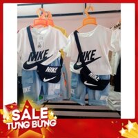 [Bộ Đồ Cho Bé] Set Bộ Đồ Cho Bé – Bộ Đồ Thể Thao Nike Kèm Túi Cho Bé