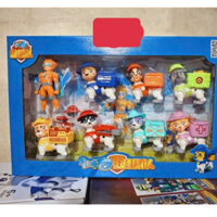Bộ đồ chơi 8 nhân vật chú chó cứu hộ có khớp cỡ lớn