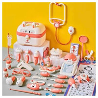 Bộ Đồ chơi bác sĩ cho bé trai gái cao cấp, mô phỏng thiết bị y tế thật, đồ chơi trẻ em nhập vai