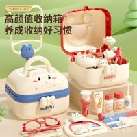 Bộ đồ chơi bác sĩ nhỏ cho trẻ em, trò chơi giả vờ, tiêm thực tế, bác sĩ, y tá, ống nghe, đồ chơi trẻ em 6