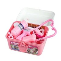 Bộ đồ chơi bác sĩ nhỏ, hộp y tế bé gái, y tá, tiêm cho trẻ em, chơi tại nhà, ống nghe bé trai