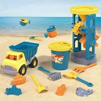 Bộ đồ chơi bãi biển trẻ em xẻng và xô dụng cụ đào cát bãi biển