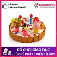 Bộ đồ chơi bánh kem bằng gỗ
