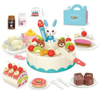 Bộ Đồ Chơi Bánh Sinh Nhật Cắt Ghép – Tiệc Trà Ngọt Ngào Cho Bé