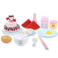 Bộ Đồ Chơi Bánh Trái Cây Bằng Gỗ Xinh Xắn Cho Bé