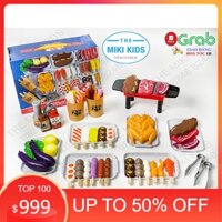 Bộ đồ chơi bếp nướng BBQ hàn quốc 55 chi tiết, mẫu hoàn toàn mới, màu sắc bắt mắt, nhựa an toàn - The Miki Kids