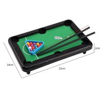 BỘ ĐỒ CHƠI BIDA Pool Table mini BẰNG NHỰA MINI CHO BÉ