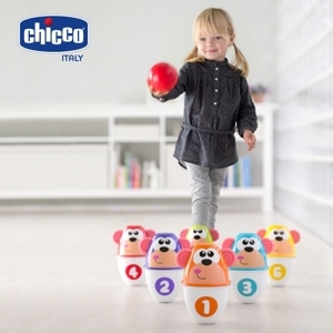 Bộ đồ chơi bowling khỉ con Chicco