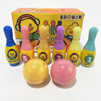Bộ đồ chơi Bowling màu sắc